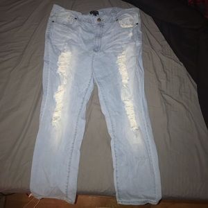 Forever 21 ripped jeans